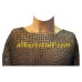 9mm Round Riveted with Alternate Solid Ring Chain Mail Shirt Mittens & Coif Set